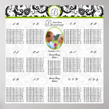 Starts at $13.80 Wedding Photo Seating Chart Print