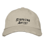 Starving Artist Funny Hat embroidered hats