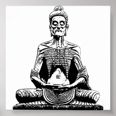 Starving Buddha Giant Poster