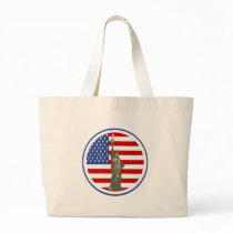 State of Liberty In USA Flag Bags