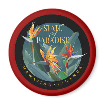 State of Paradise Fridge Magnet