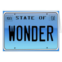 State of  Wonder Greeting Card