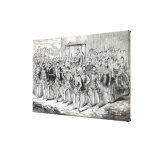 State progress of Queen Elizabeth Canvas Print