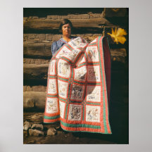State Quilt, 1940 Print