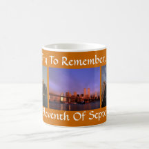 Staten Island Ferry & Twin Towers In Memoriam view Mugs