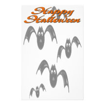 stationery Happy Halloween bat