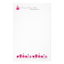 Stationery - Hot Pink Culinary Food Catering