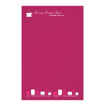Stationery - Hot Pink Culinary Food Catering