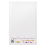 Stationery Template Fine Dining French