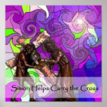 Stations of the Cross 8 Poster