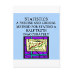 STATISTICS statistician humour postcards
