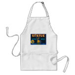 Statue California Bartletts Vintage Crate Label Apron
