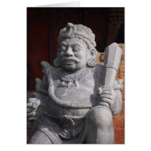 Statue Greeting Card