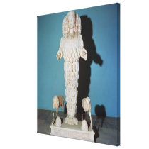 Statue of Artemis with Hunting Dogs, c.AD 135-75 Canvas Print