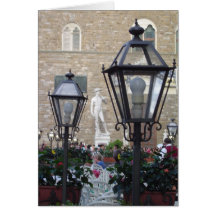 Statue of David Florence, Italy Blank Card