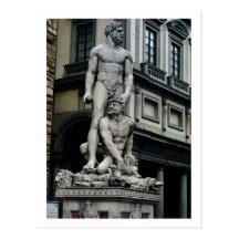 Statue of Hercules and Cacus, Florence Postcard