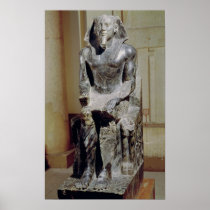 Statue of Khafre Print