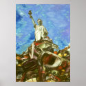 Statue of Liberty 77 - New York Fine Art Painting posters