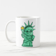 Statue of liberty coffee mugs