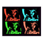 Statue of Liberty Collage Postcards