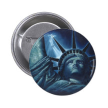 Statue of Liberty Pinback Buttons