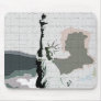 Statue of Liberty Pop Art Mouse Pad