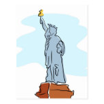 Statue of Liberty Post Card