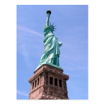 Statue of Liberty - Side View Postcard