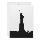 Statue of Liberty Silhouette Invitation