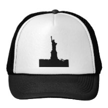 Statue of Liberty Silhouette Trucker Hats