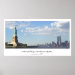 Statue of Liberty  World Trade Center Print
