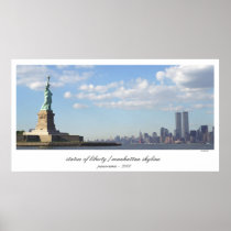Statue of Liberty  World Trade Centre Print