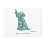 STATUE OF LUMP LIBERTY Postcard by April McCallum
