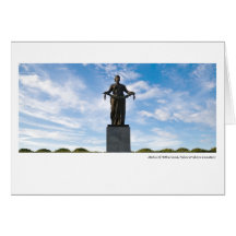 Statue of Motherland, Piskariovskoye Cemetery Card