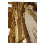 Statue of Sophia, Library of Celsus, Ephesus Card