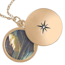 Statue of the Virgin Mary Personalized Necklace