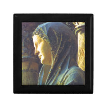 Statue of the Virgin Mary Trinket Boxes