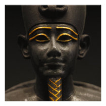 Statuette of Late Period Egyptian God Osiris Photo