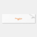 Staunton Illinois Classic Design Bumper Sticker