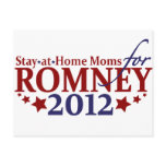 Stay-at-Home Moms for Romney 2012 Postcards