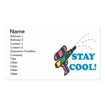Stay Cool Business Card Template