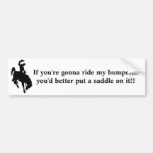Stay Off My A** Bumper Sticker
