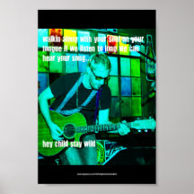 stay wild lyric poster