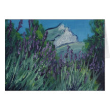 Ste Victoire in Summer Greeting Cards