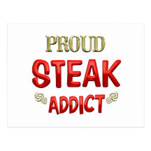 Steak Addict Postcards