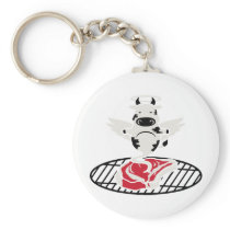 Steak Angel Key Chains