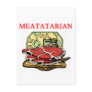 steak hamburger and meat post card