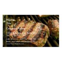 Steaks Food Dinner Grilling business cards