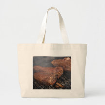 Steaks Grilling Barbecue Grills Meat Canvas Bag
