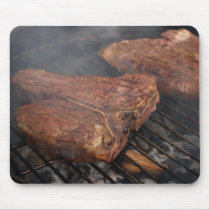 Steaks Grilling Barbecue Grills Meat Mouse Mats